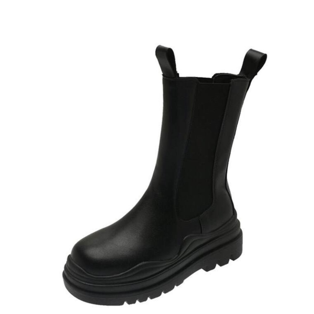 Two Tone Slip-On Chelsea Boots